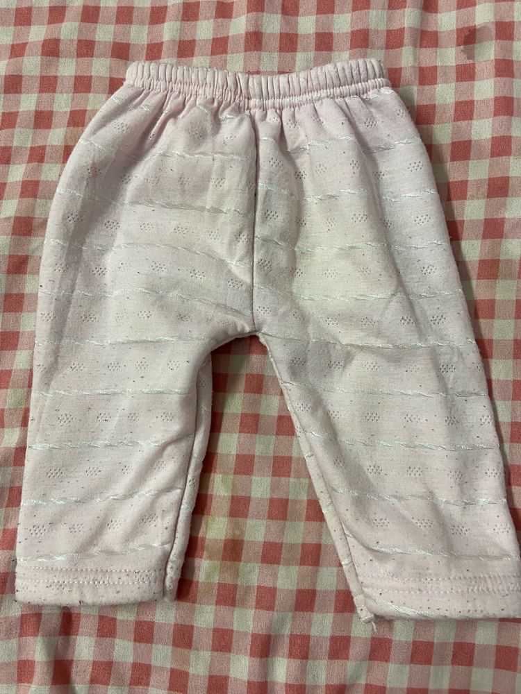 Cute Pink Baby Girl Pants