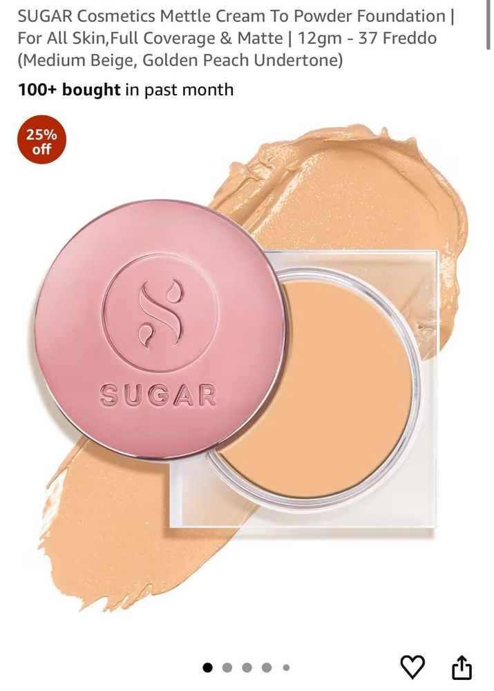 SUGAR Mettle Cream to Powder Foundation