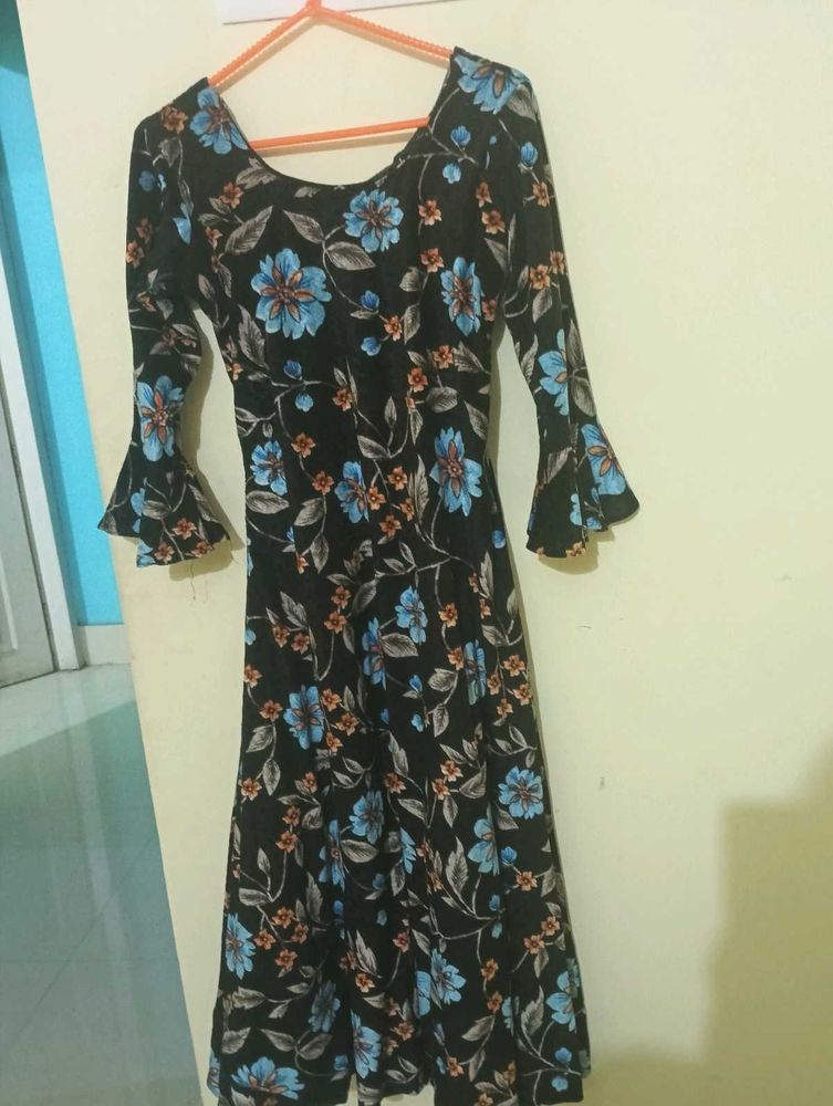 Floral Print Midi Dress