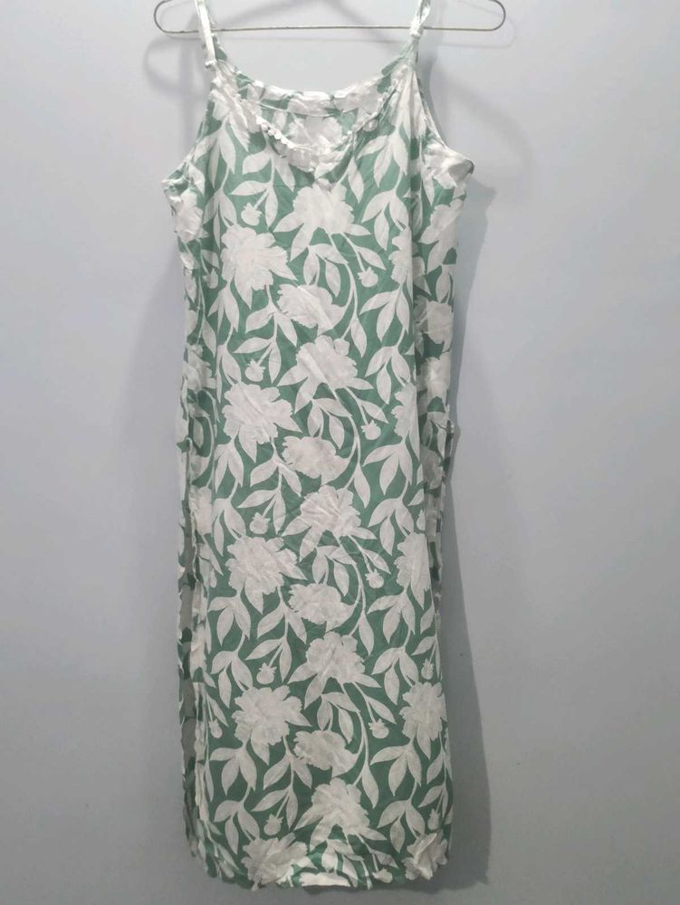 Floral Spaghetti Strap Dress