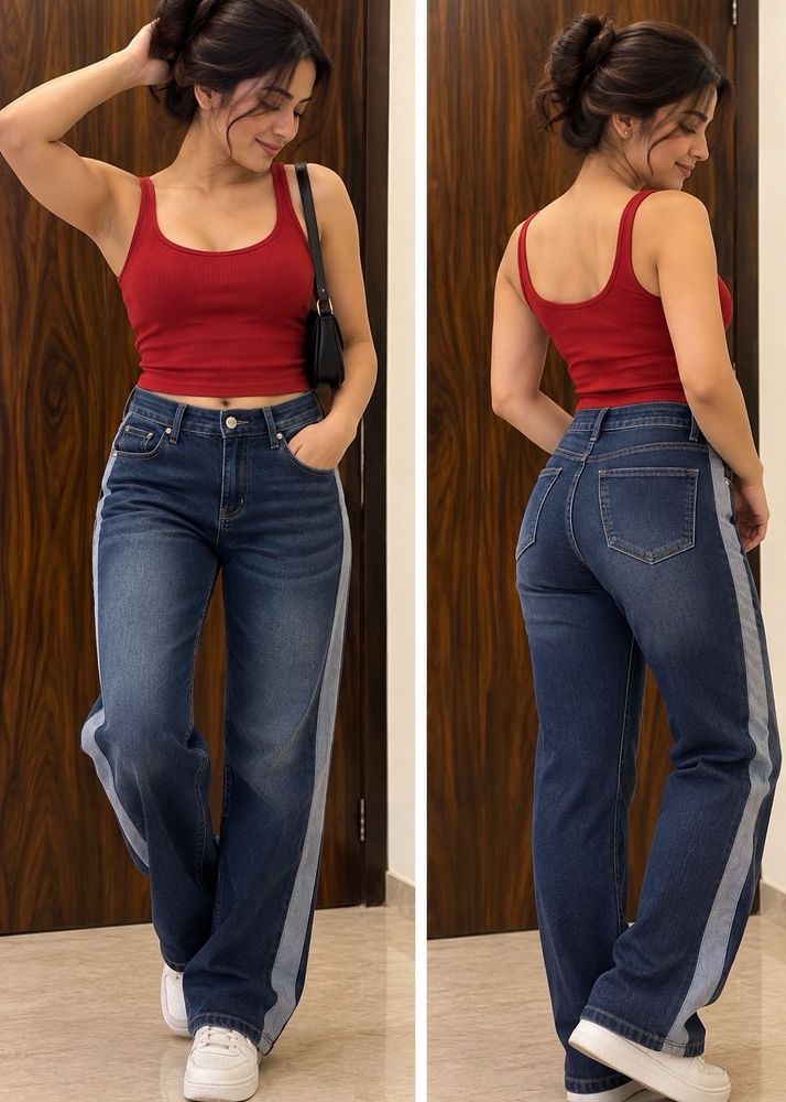 Stylish High-Waist Flare Jeans