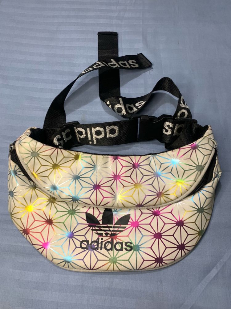 Adidas Waist Bag - Rainbow Geometric