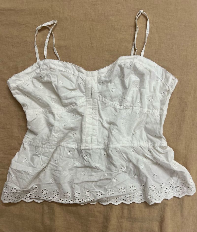 Chic White Camisole Top