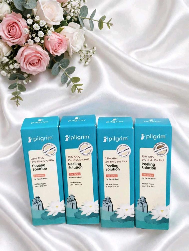 Pack of 4 Pilgrim 25% AHA + 2% BHA + 5% PHA Peelin