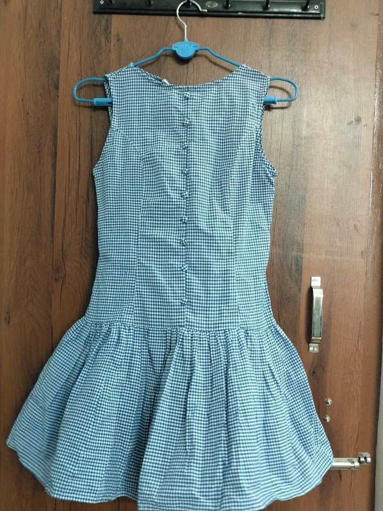 Blue Gingham Dress