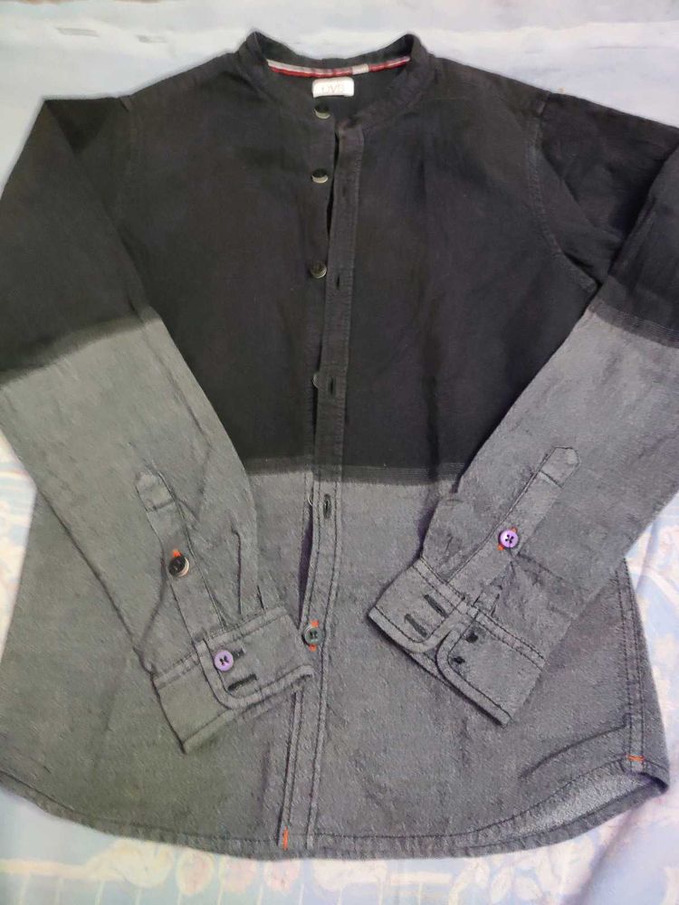 Stylish Two-Tone Shirt