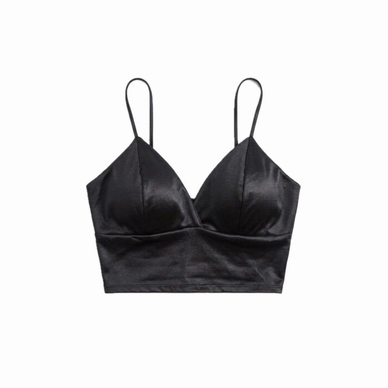Satin V-Neck Cami Top