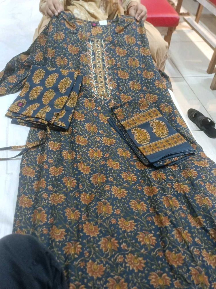 Floral Print Kurta Set