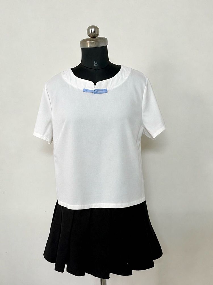Casual top with Japanese Knot style 🤍