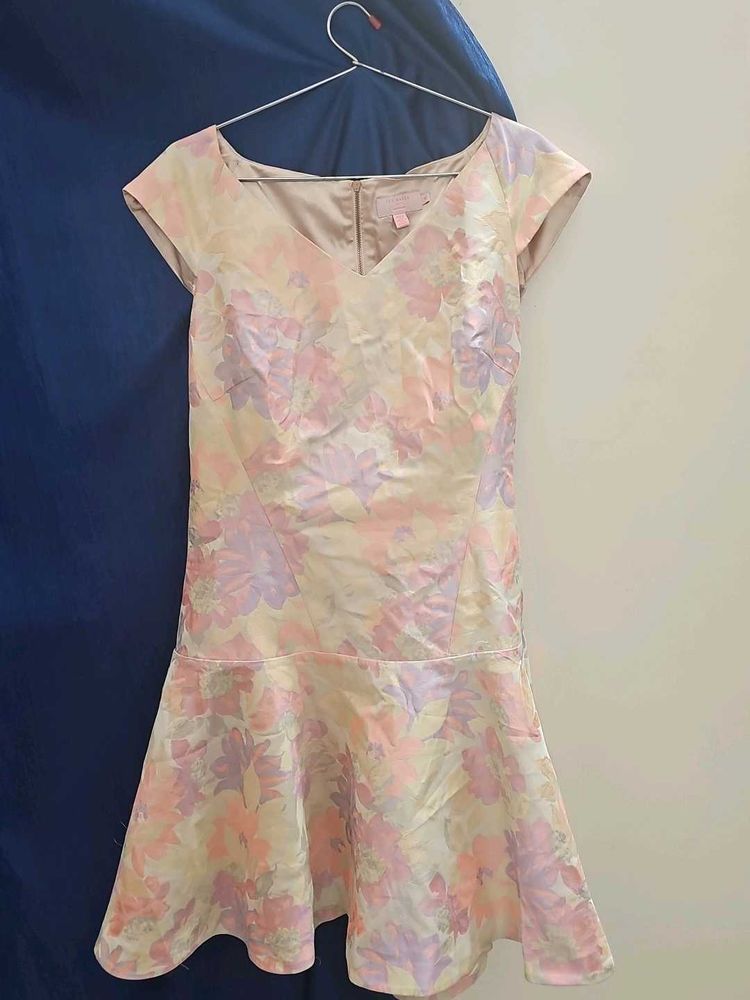Floral Print Occasion Dress
