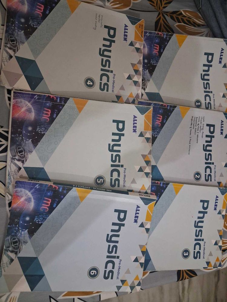 Allen Physics Pre-Medical Books set 6