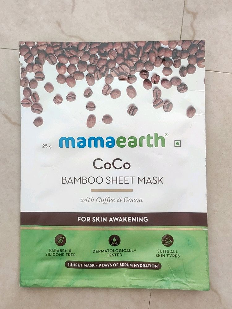 Mamaearth Bamboo Sheet Mask