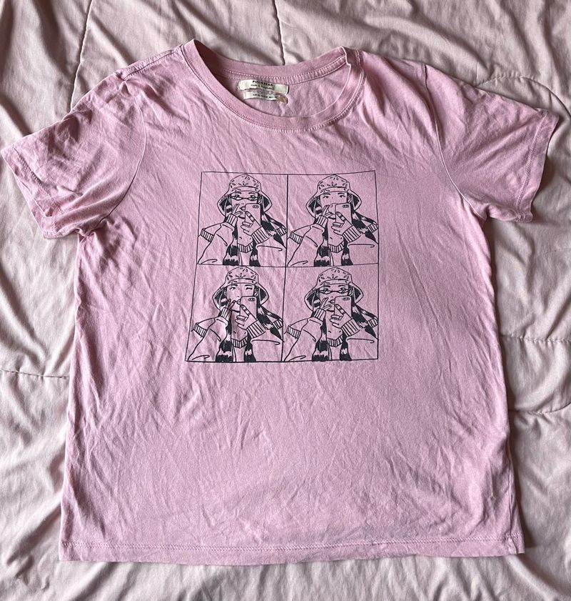 Pink Graphic T-Shirt