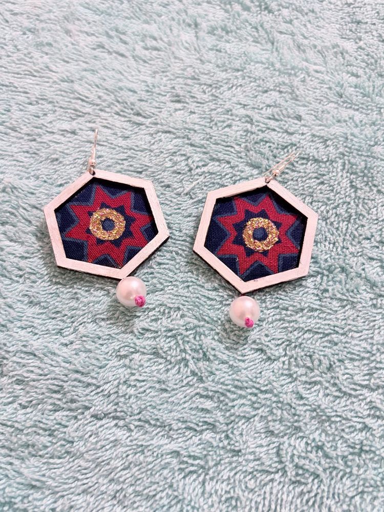 Unique Geometric Pattern Earrings