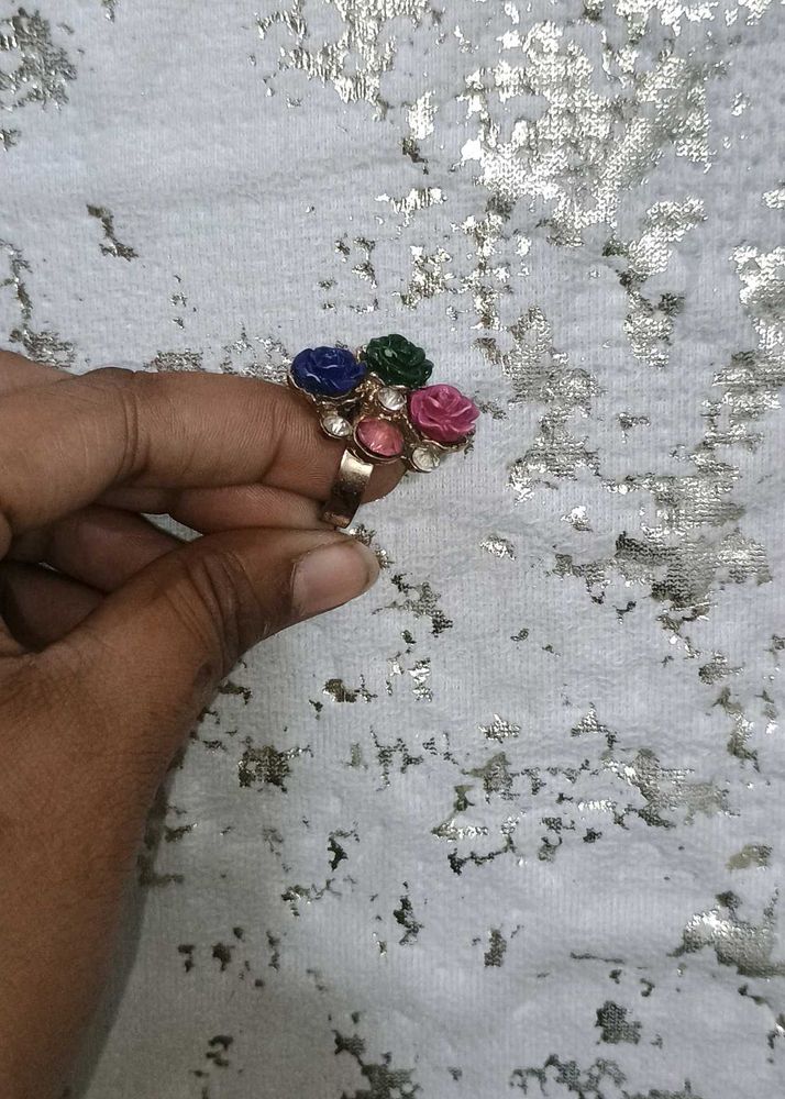 Floral Statement Ring