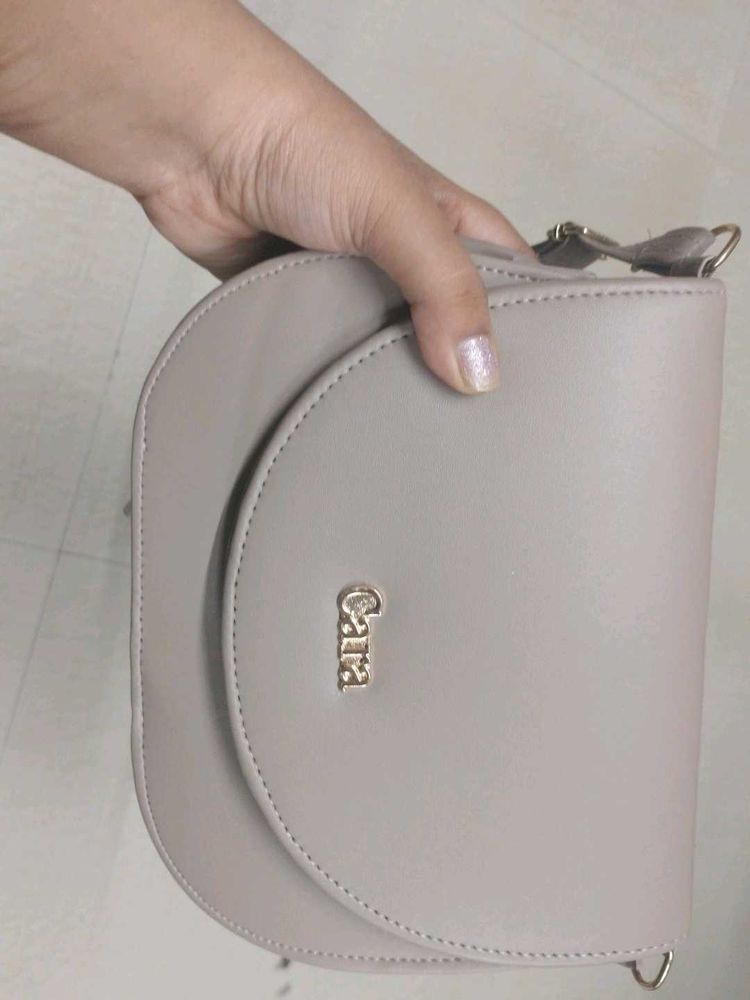 Stylish Grey Shoulder Bag