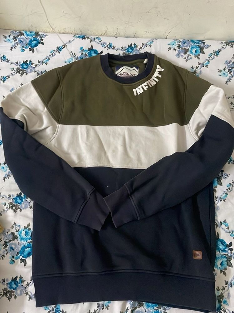 Men's Colorblock Pullover Sweatshirt
