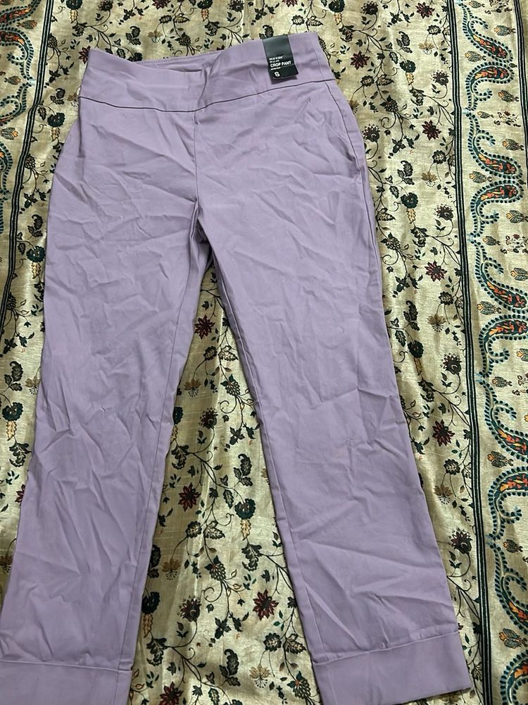 Lavender Cropped Pants