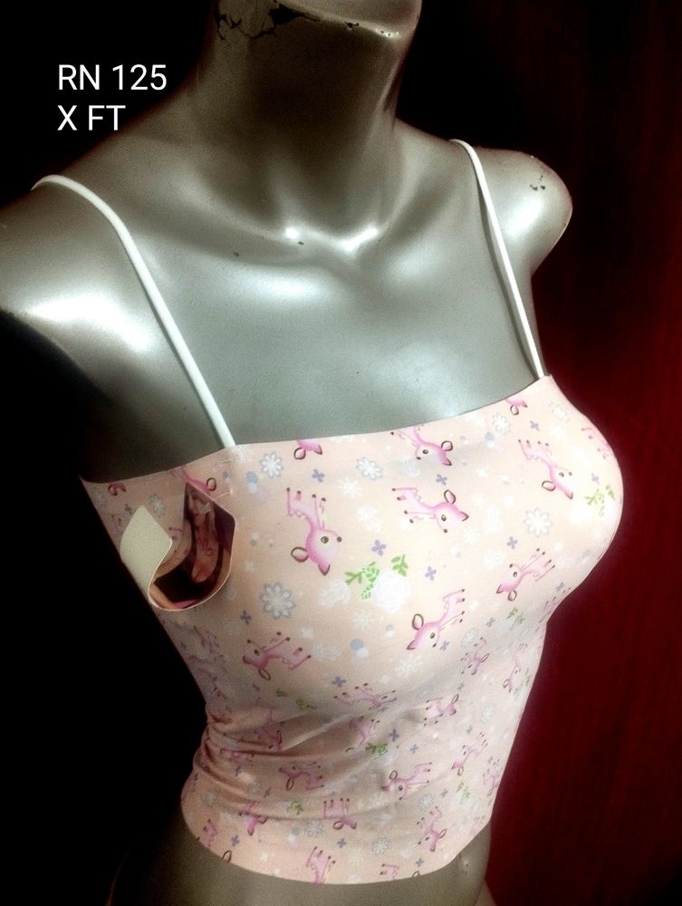 125 Round Elastic Strap Camisoles