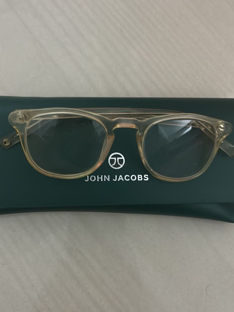 John Jacobs Clear Frame Glasses