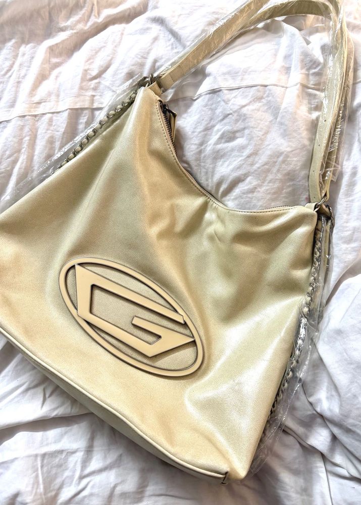 Stylish Cream Hobo Bag