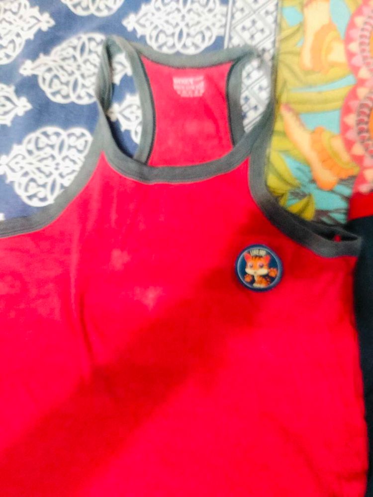 Red And Black A Vest