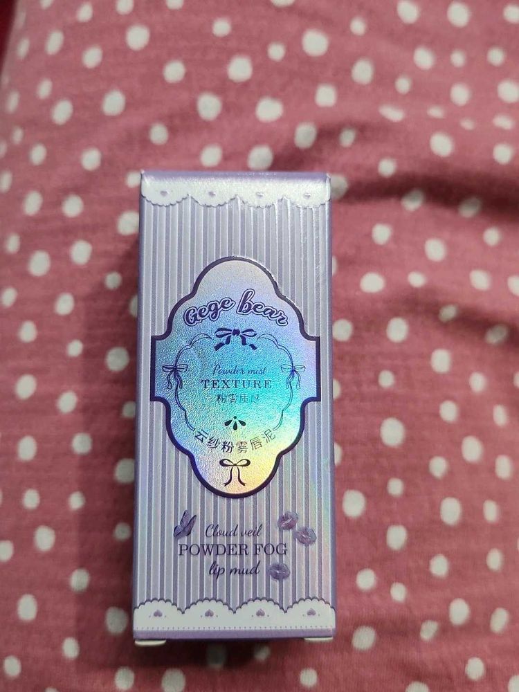 Gege Bear Cloud Veil Lip Mud [limited s] 🛍