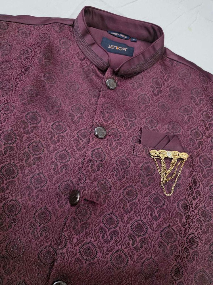 Elegant Brocade Waistcoat
