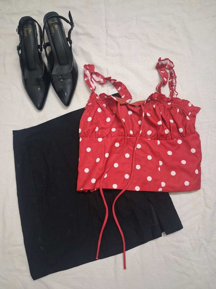 top&amp; skirt combo