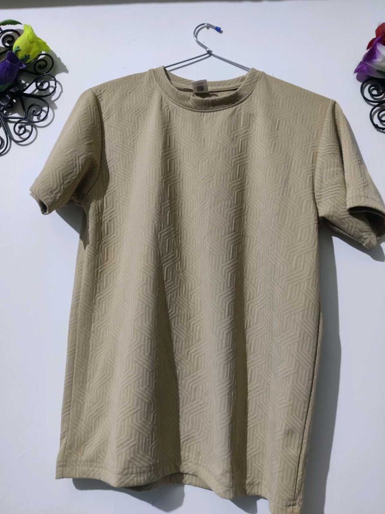 Women's Textured oversize T-Shirt