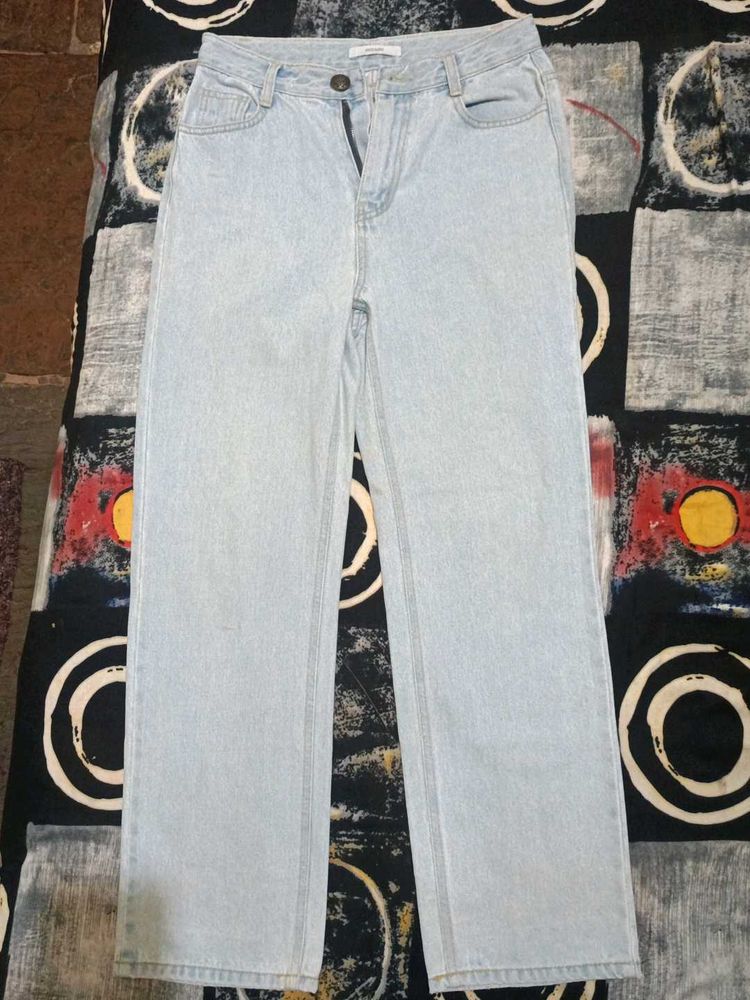 Light Wash Wide Leg Jeans(made in korea)😍