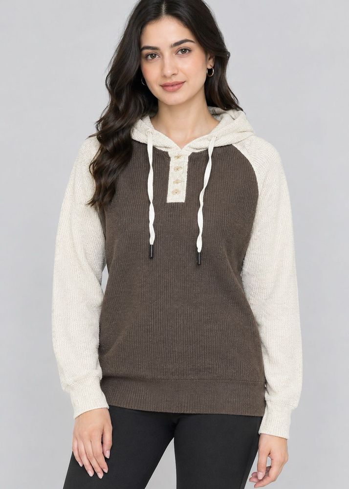 Cozy Two-Tone Hoodie