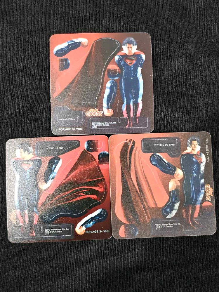 Kellogg's Chocos Superman 3D Puzzle Card ✨