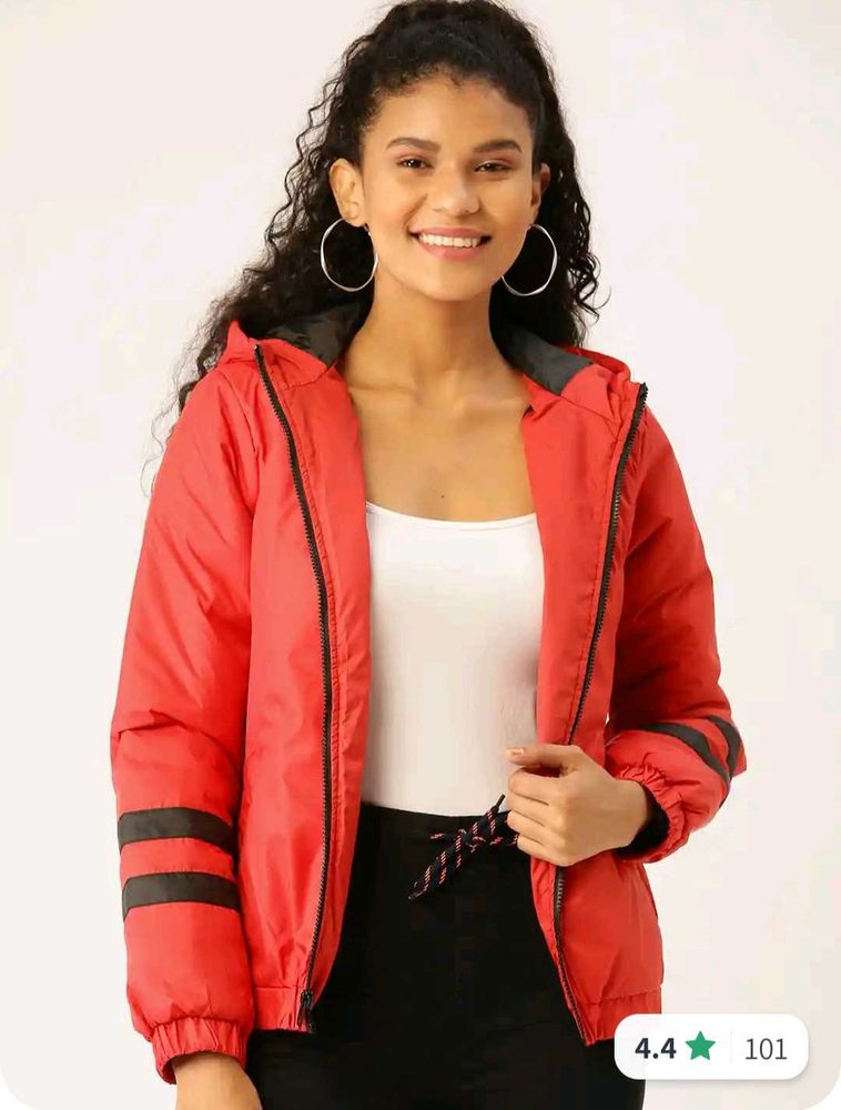 DRESSBERRY Red Striped Jacket
