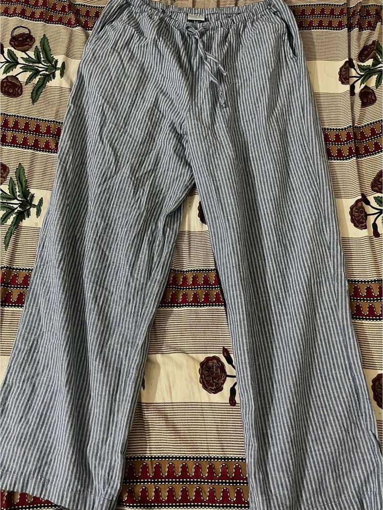 Striped Wide Leg Lounge Pants