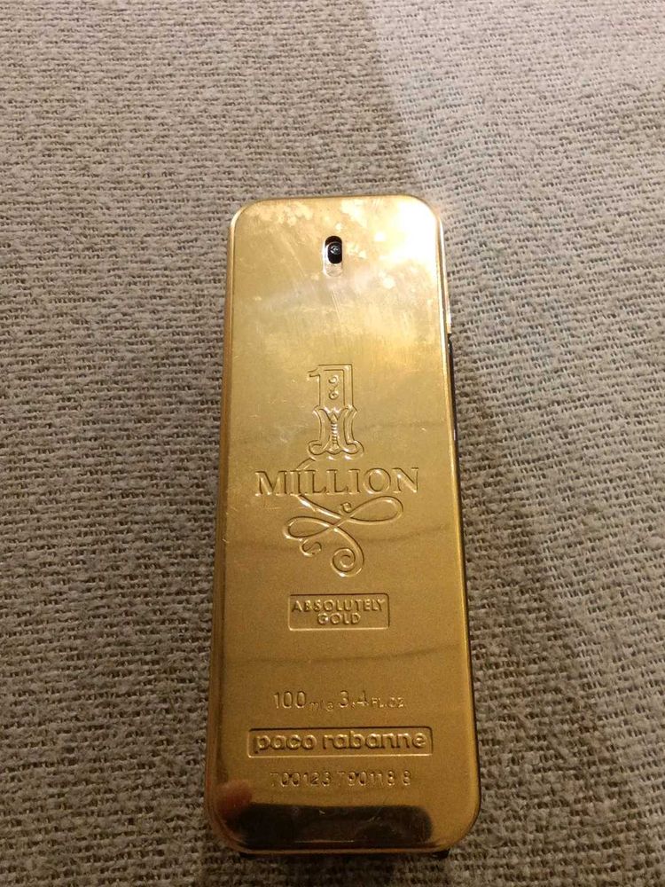 Empty bottle of Paco Rabanne 1 Million