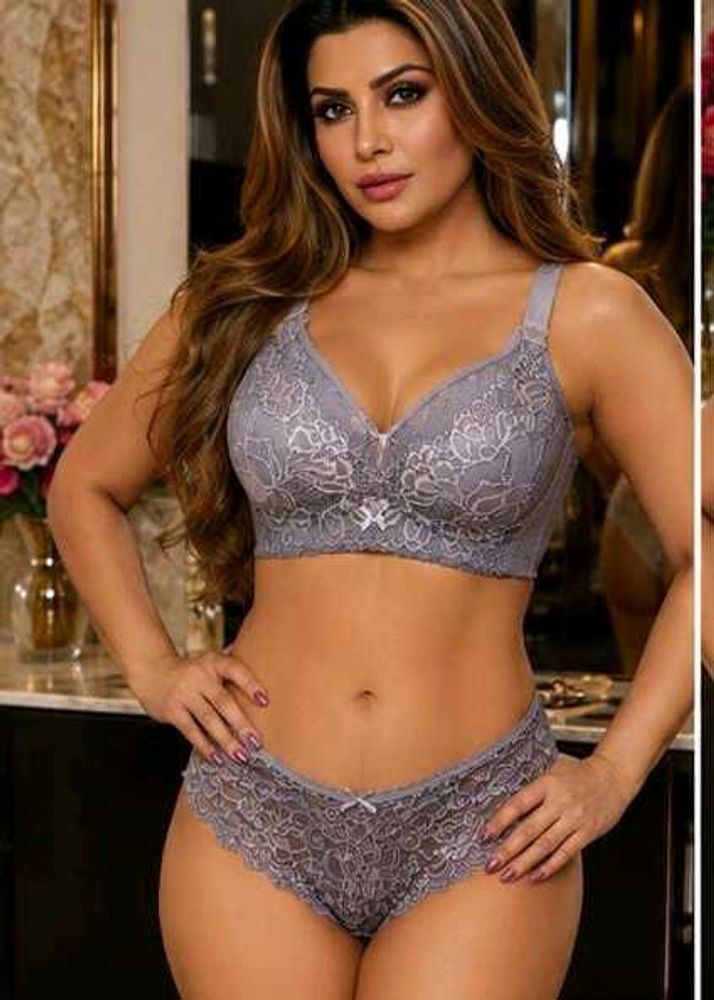 Lace Bra and Panty Set
