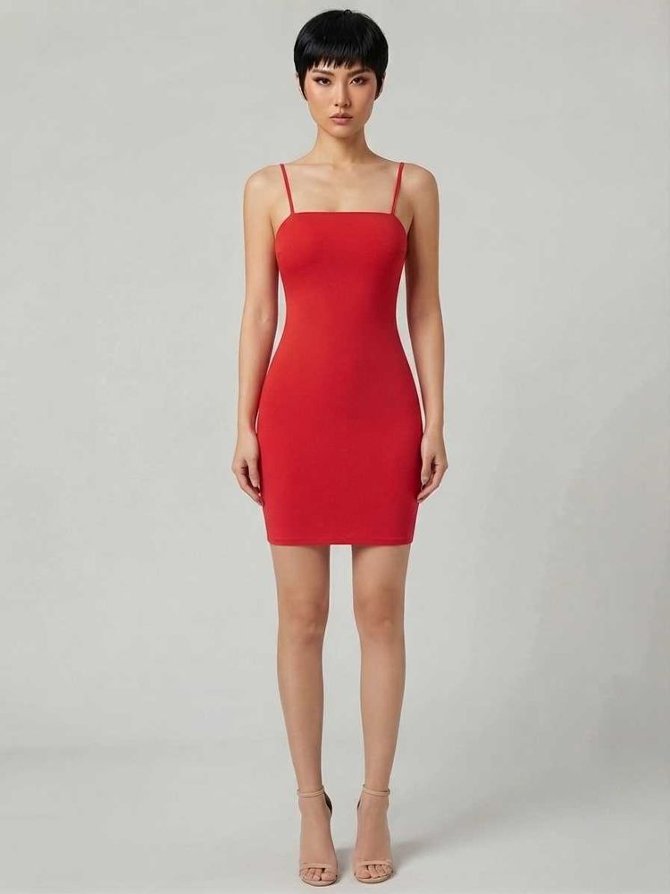 Red Mini Bodycon Dress
