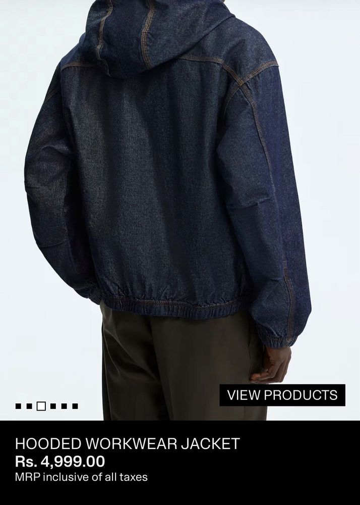 H&amp;M Denim Hoodie Jacket