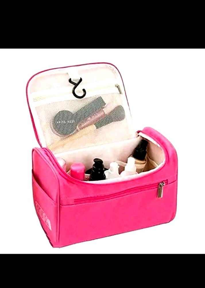 Pink Travel Makeup kit Bag