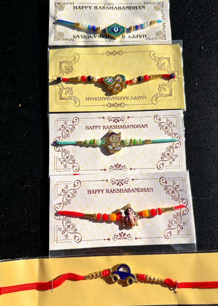 Set of 5 Rakhi Bracelets