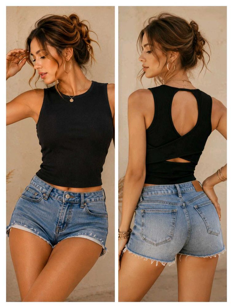 💟 Original Zara Black Top J
