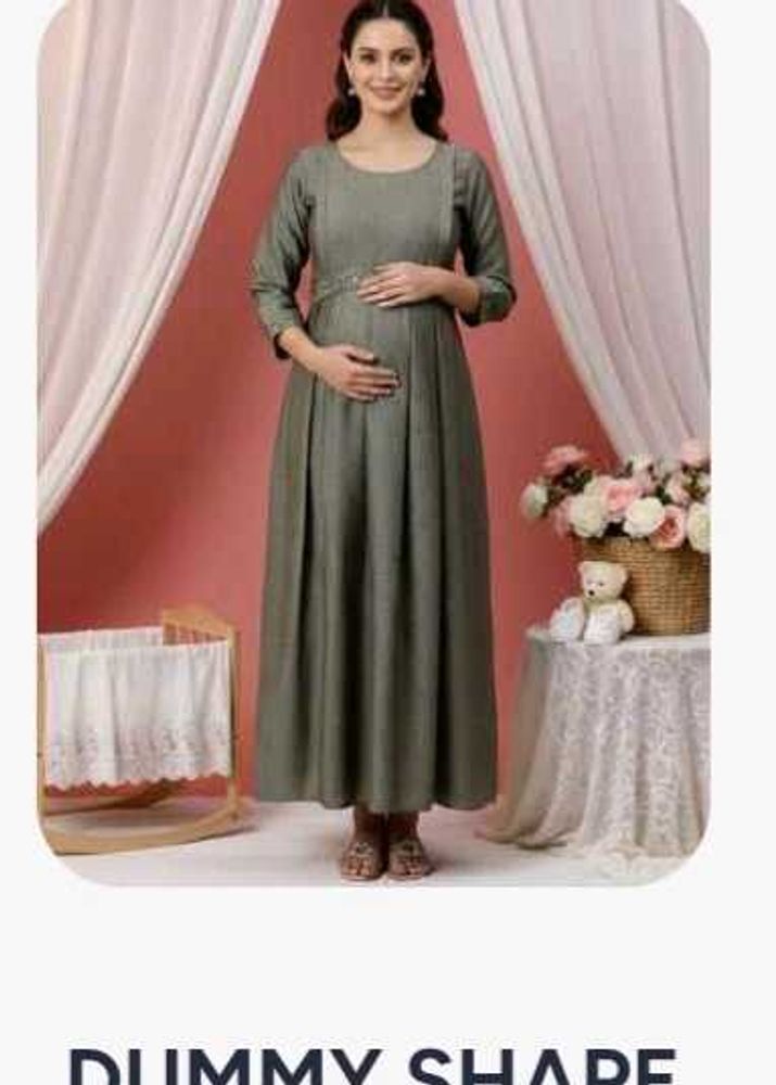 Elegant Maternity Gown