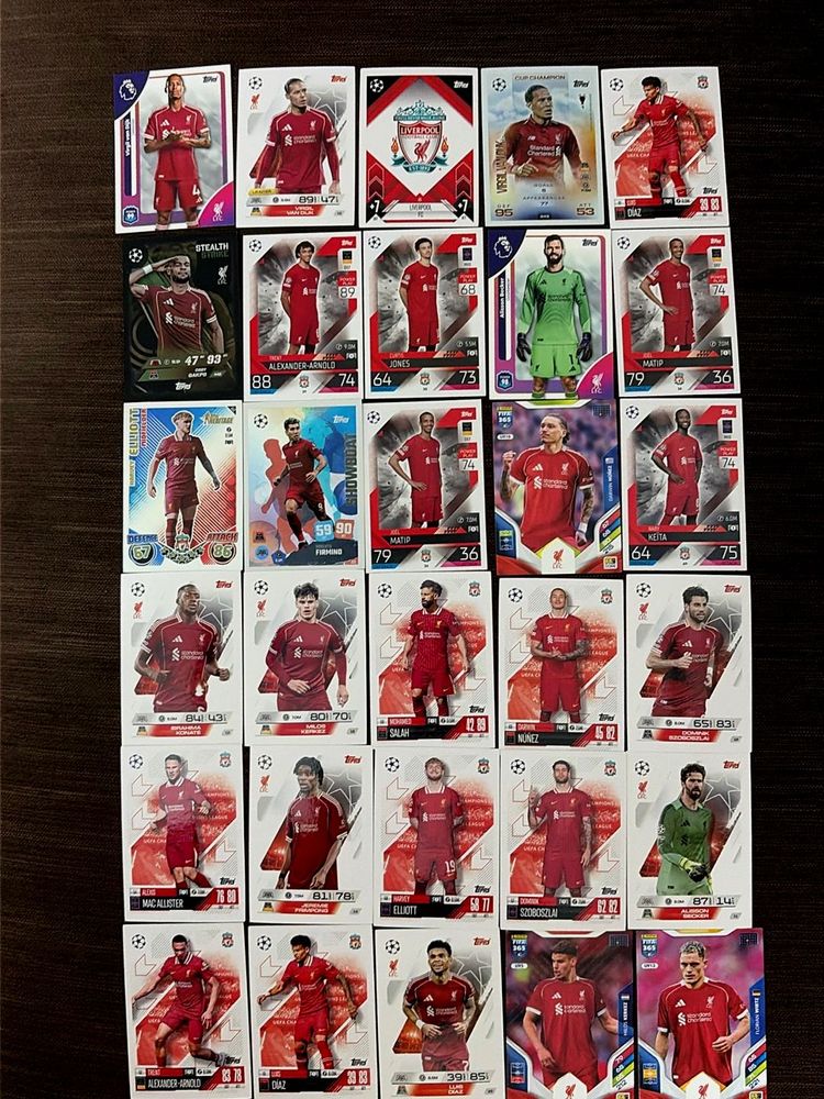 🛑Topps/Panini Liverpool FC Cards Mega Lot
