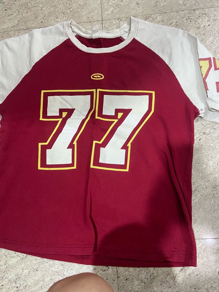 Vintage "77" Raglan T-Shirt unsed