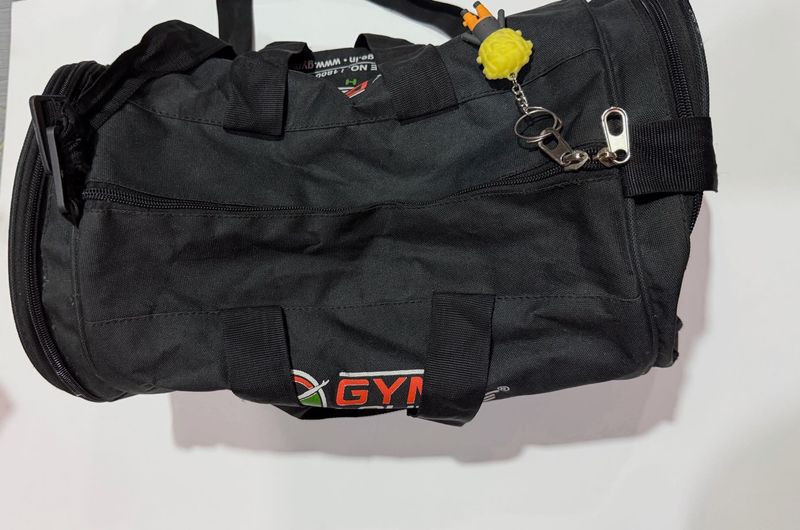Black Duffle Gym Bag