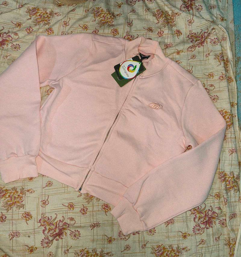 Pink Zip-Up Jacket🩷