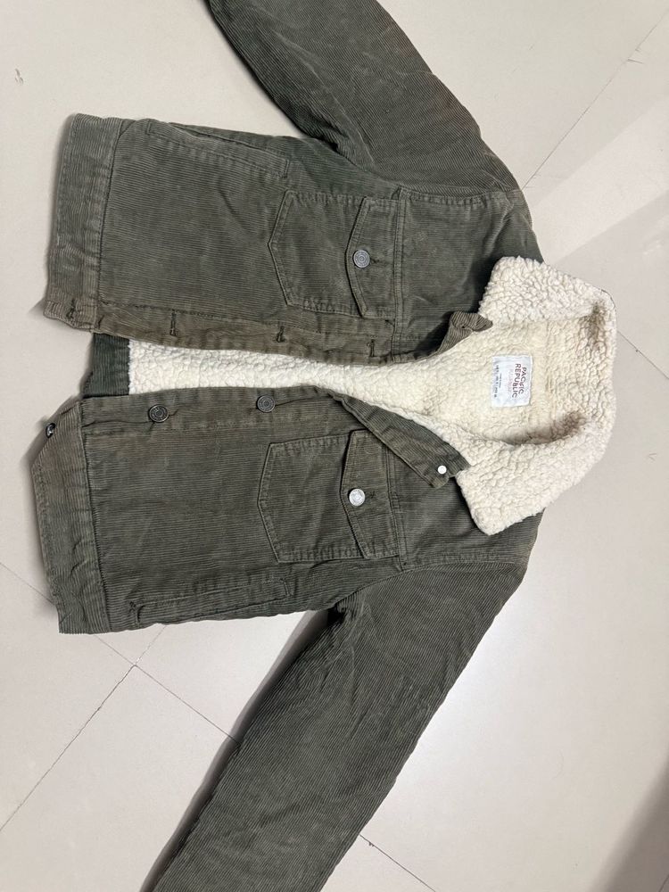 Sherpa Lined Corduroy Jacket