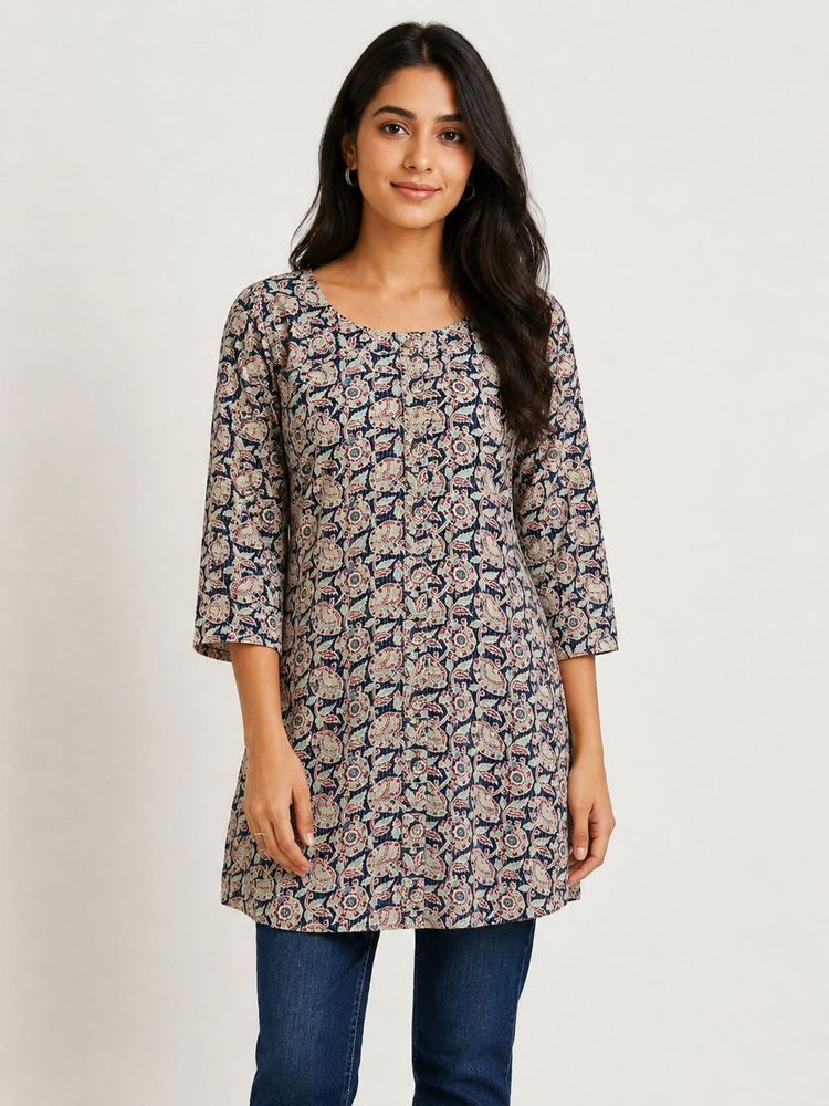 Women's Printed Cotton Kurta