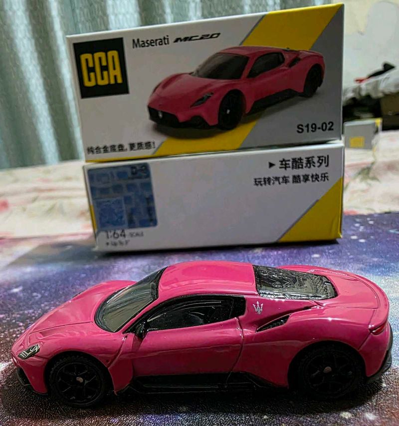 CCA Maserati MC20 Diecast Car - Pink